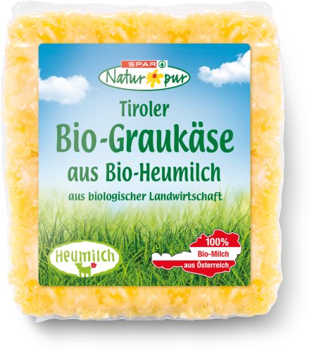Produktbild von SPAR Natur*pur, Tiroler Bio-Graukäse aus Bio-Heumilch