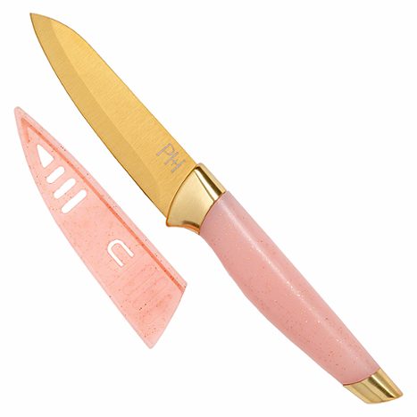 Paris Hilton Schneidebrett-Set – 3-teilig, BPA-frei, Mit Saftrille, Rosa & Creme