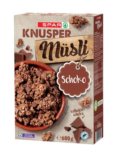 Produktbild von SPAR, Knusper-Müsli Schoko