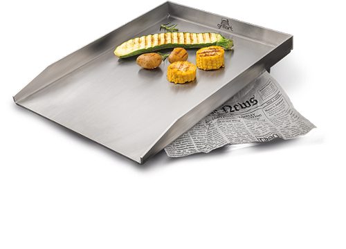 Produktbild von grillart, Premium Plancha Grillplatte 30x40cm m. offenen Ecken