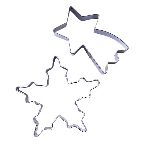 Produktbild von Zenker, ZENKER Ausstecher-Set Sternschnuppe & Schneeflocke
