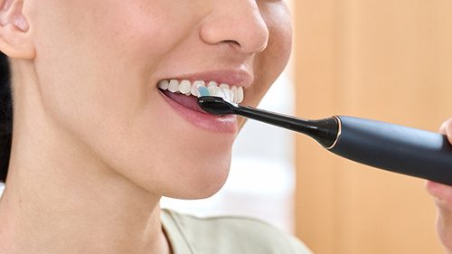 Produktbild von Philips, Aufsteckbürsten Optimal Schwarz W2