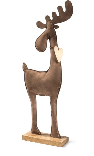 Produktbild von Boltze, Hirschfigur in Lederoptik