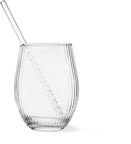 Produktbild von Ritzenhoff, Partyset 8-teilig/Glashalm gerillt
