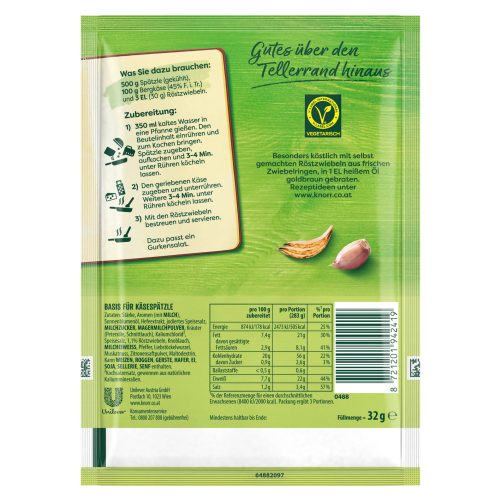 Produktbild von Knorr, Basis One Pan Käsespätzle