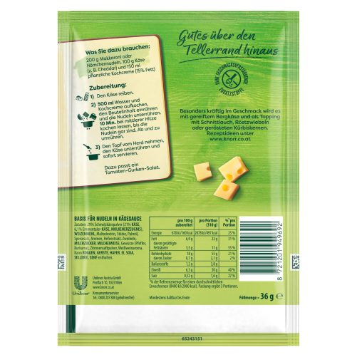 Produktbild von Knorr, Basis MacNCheese One Pot