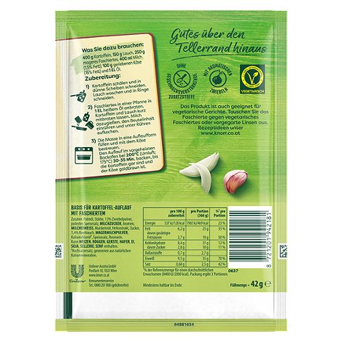 Produktbild von Knorr, Basis Kartoffelauflauf mit Faschiertem
