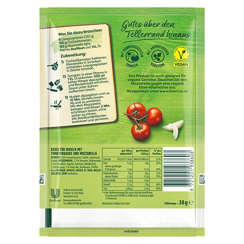 Produktbild von Knorr, Basis One Pan Lasagne