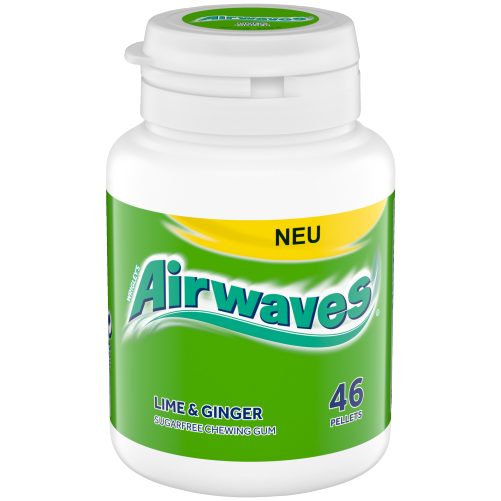 Produktbild von Wrigley Airwaves, Kaugummi Bottle Lime & Ginger 46 Dragees