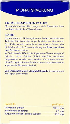 Produktbild von Wellness, Kürbiskapseln 30 Kapseln