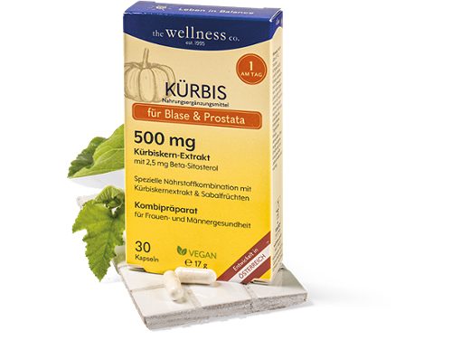 Produktbild von Wellness, Kürbiskapseln 30 Kapseln
