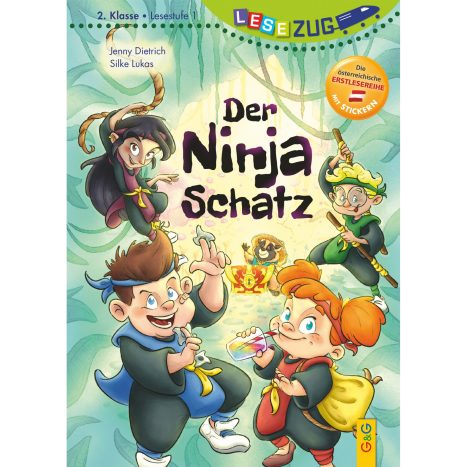 LESEZUG/2. Klasse Lesestufe 1: Der Ninja-Schatz