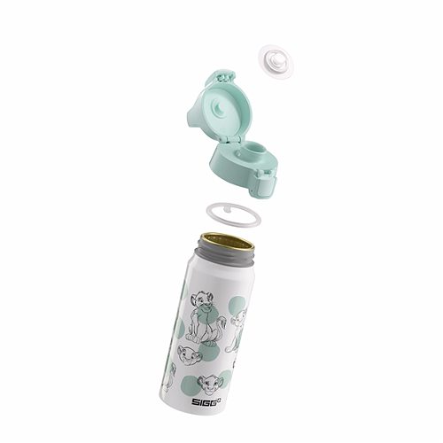 Produktbild von SIGG, Kindertrinkflasche Alu SIMBA & NALA 0.6 L