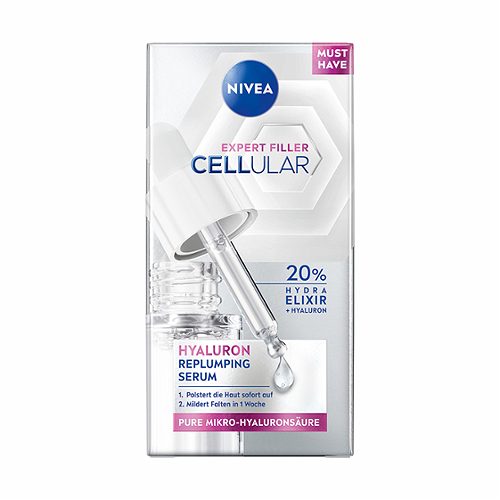 Produktbild von Nivea, Hyaluron Replumping Serum Expert Filler Cellular 15ml