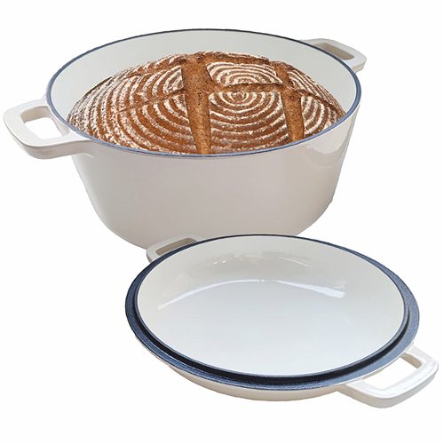Produktbild von Superior Design Products, Gusseisener Brotbacktopf 3in1 inkl. Deckel 31,5cm