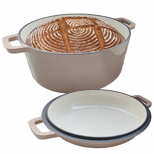 Produktbild von Superior Design Products, Gusseisener Brotbacktopf 3in1 inkl. Deckel 31,5cm