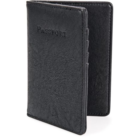 NEW YORK Reisepass Etui schwarz