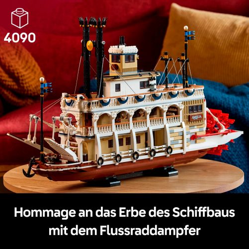 Produktbild von LEGO Ideas, Flussraddampfer 21356