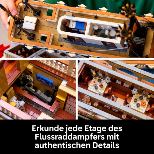 Produktbild von LEGO Ideas, Flussraddampfer 21356