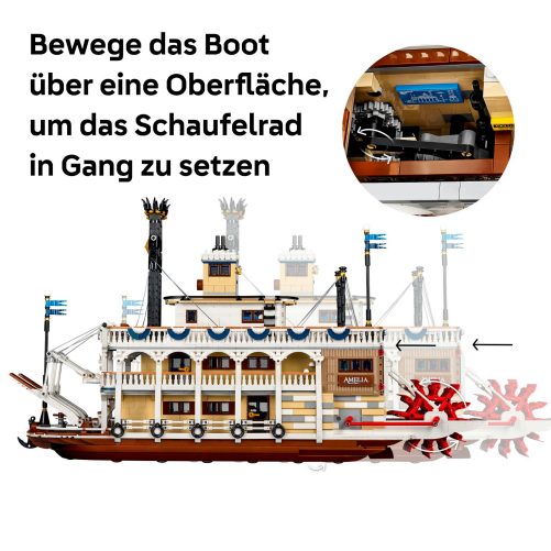 Produktbild von LEGO Ideas, Flussraddampfer 21356