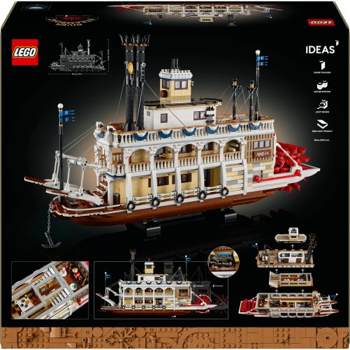 Produktbild von LEGO Ideas, Flussraddampfer 21356