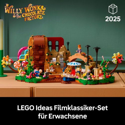 Produktbild von LEGO Ideas, Willy Wonka und die Schokoladenfabrik 21360