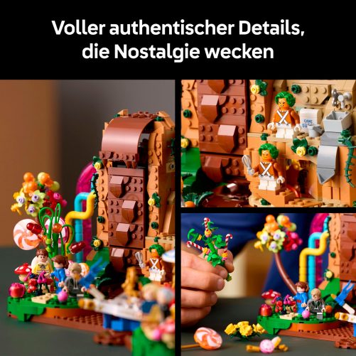 Produktbild von LEGO Ideas, Willy Wonka und die Schokoladenfabrik 21360