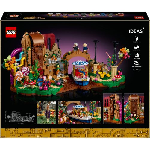 Produktbild von LEGO Ideas, Willy Wonka und die Schokoladenfabrik 21360