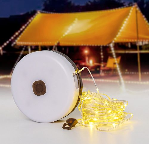 Produktbild von NABO, Solar Campingleuchte mit Lichterkette SGL 110