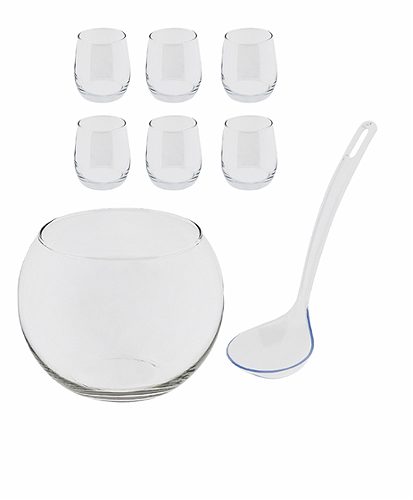 Produktbild von Bowle Set 6 Gl.u. Schoepfkelle,