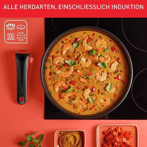 Produktbild von Tefal, Topf und Pfannenset 5-teilig Ingenio Emotion