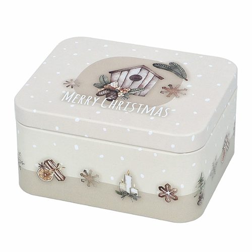 Produktbild von Birkmann, Gebäckdosen-Set MerryChristmas klein, eckig, Größe S+M
