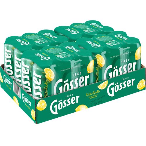 Produktbild von Gösser, Naturradler Zitrone 6x0,5l