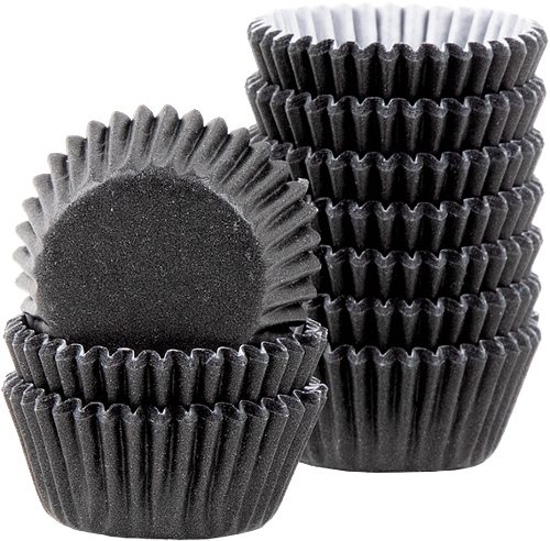 Produktbild von SPAR, Pralinenförmchen schwarz 150 Stück