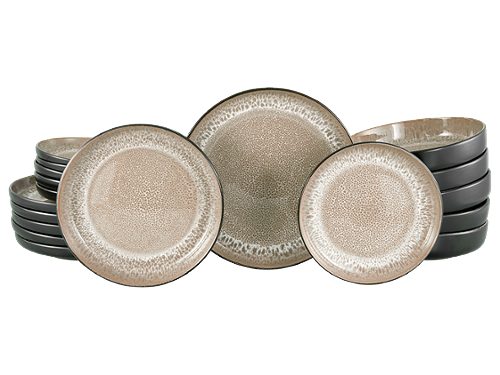Produktbild von Creatable, Nordic Fjord Beige Geschirrset 16 tlg.