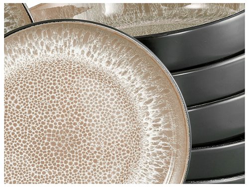 Produktbild von Creatable, Nordic Fjord Beige Geschirrset 16 tlg.