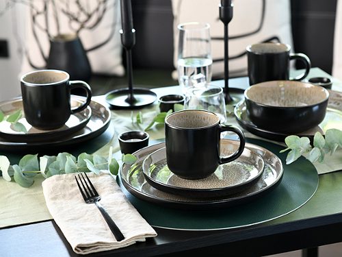 Produktbild von Creatable, Nordic Fjord Beige Geschirrset 16 tlg.