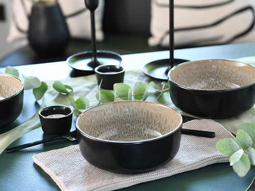 Produktbild von Creatable, Nordic Fjord Beige Geschirrset 16 tlg.