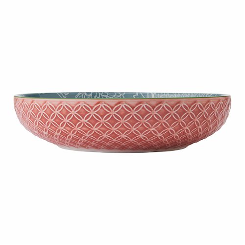 Produktbild von Mikasa, Bowl 21x5cm Leaf geometric Stoneware