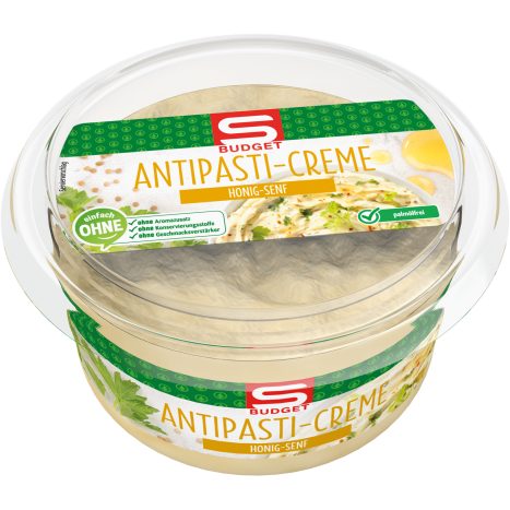 S-BUDGET Honig Senf Creme 150g  GVE 6
