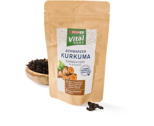 Produktbild von SPAR Vital PURE, Schwarzer Kurkuma fermentiert & in Stücken