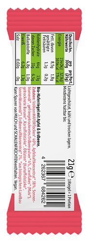Produktbild von Freche Freunde, Bio Riegel Apfel Erdbeere