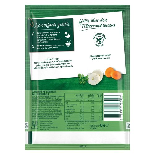 Produktbild von Knorr Kaiser Teller, Suppe Lebernockerl