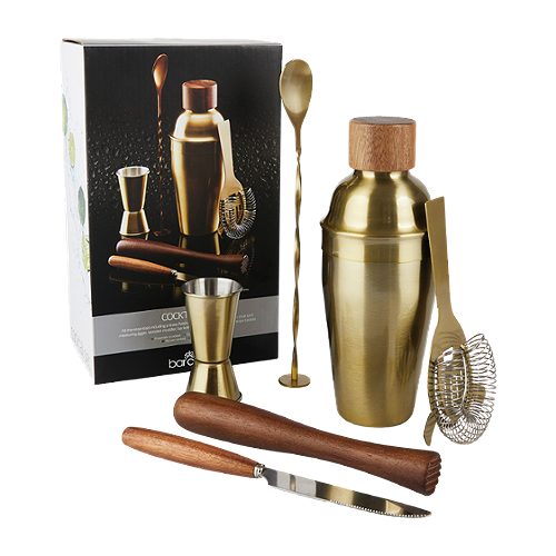 Produktbild von Cocktailset    6 tlg. gold    , 
