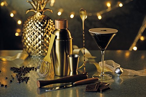 Produktbild von Cocktailset    6 tlg. gold    , 