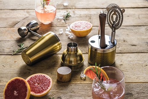 Produktbild von Cocktailset    6 tlg. gold    , 