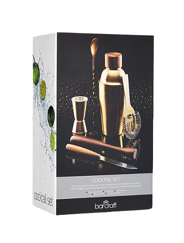 Produktbild von Cocktailset    6 tlg. gold    , 