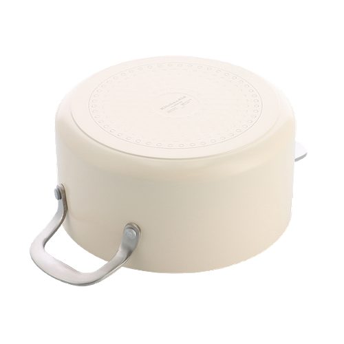 Produktbild von KitchenAid, Kasserolle mit Deckel Creme 20 cm