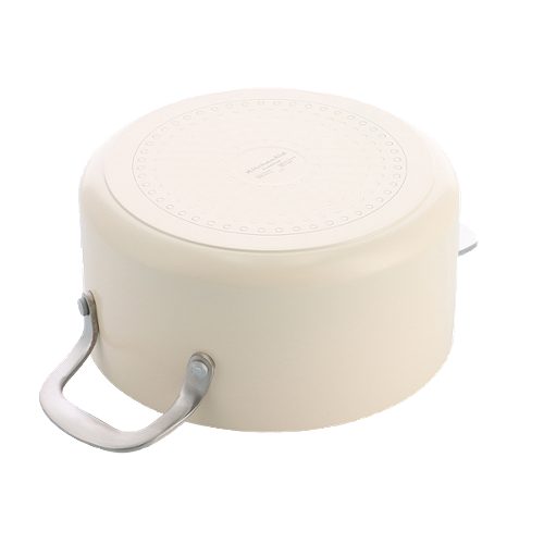 Produktbild von KitchenAid, Kasserolle mit Deckel Creme 24 cm