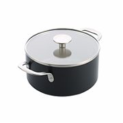 Kasserolle m. D. 24cm schwarz